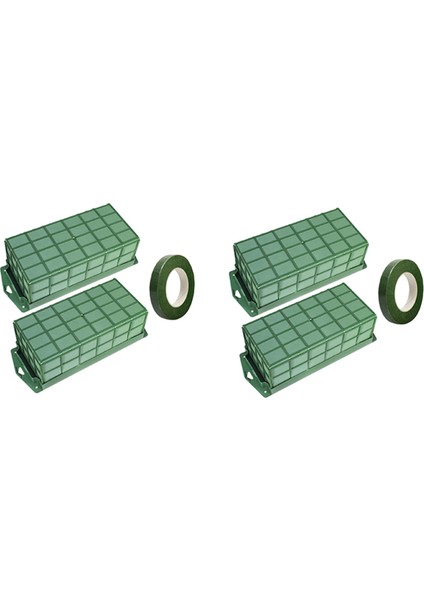 Çiçek Aranjmanları Için 4'lü Paket Çiçek Köpük Kafesi Çiçekçi Köpük Için Kuru ve Islak Çiçek Köpük (Yurt Dışından)