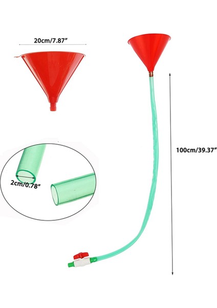2x Plastik Dolum Hunisi Bira Hunisi Şarap Sıvı Boru Borusu Plastik Vana Hortumu (Yurt Dışından) fırsatları