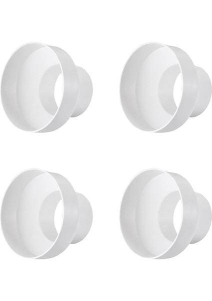 4x Havalandırma Borusu Redüktör Adaptör Borusu Hava Kanalı Adaptörü Boru Konnektörü Inline Havalandırma Sistemi Için (150-100MM) (Yurt Dışından)