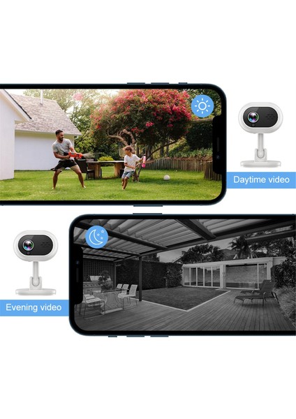 A4 1080P Akıllı Mini Wifi Ip Kamera Kapalı Kablosuz Güvenlik Ev Cctv Gözetim Kamerası, Iwfcam Uygulamasında Otomatik Takip ile (Yurt Dışından)