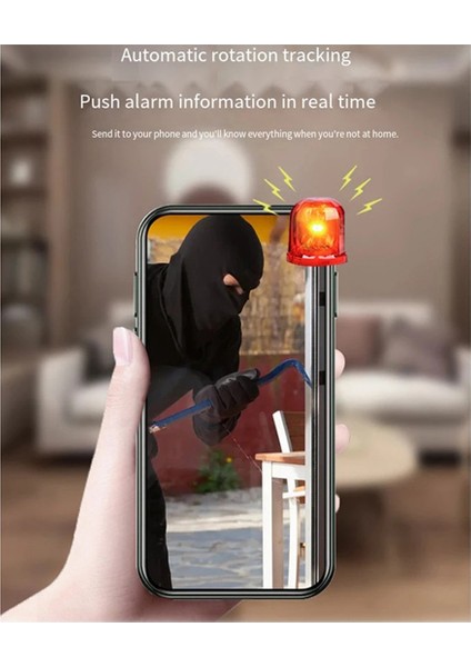 Tuya Kablosuz Wıfı Kamera 2mp Ip Kamera Gece Görüş Iki Yönlü Ses Taşınabilir Wifi Ev Güvenlik Kamerası-Ab Tak (Yurt Dışından)