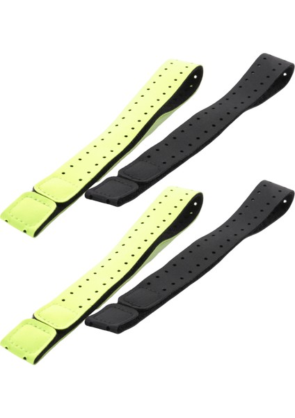 Nabız Monitörü Için 4 Adet Ayarlanabilir ve Nefes Alabilir Yedek Kol Bandı Yumuşak Kayış Bandı - (Siyah + Yeşil) (Yurt Dışından) fiyatları