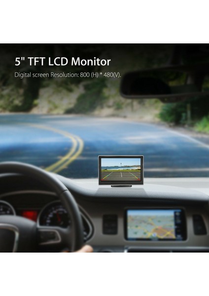 Araba Lisansı Yedekleme Kamerası Dikiz Hd Park Sistemi Gece Görüş 5 Inç Araba Monitörü Tft LCD Ekran Hd Dijital (Yurt Dışından) modelleri