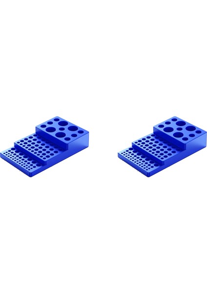 2x Çok Fonksiyonlu Santrifüj Tüpü Rafı 0.2/0.5/1.5/2/5/10/15/50ML Kademeli Test Tüpü Laboratuvar Malzemeleri (Yurt Dışından)