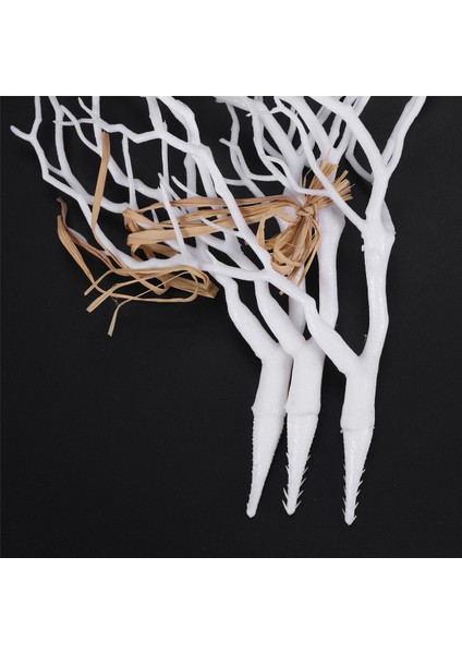 x Yapay Beyaz Kuru Bitki Ağaç Dalı Düğün Dekoru (Yurt Dışından)