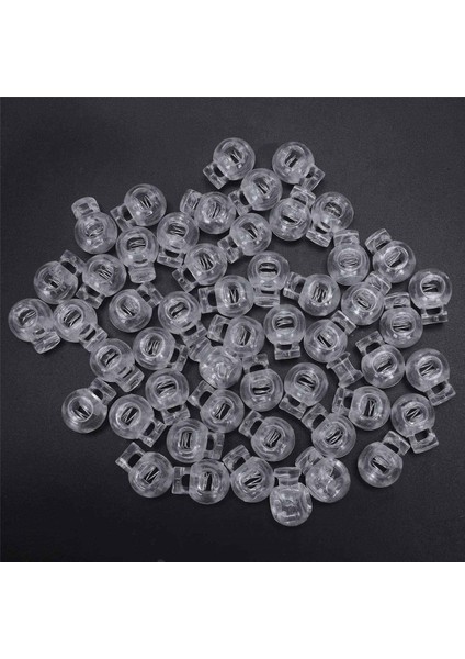 150 Adet Şeffaf Plastik 5mm Tek Delikli Kablo Tıpaları Kordon Kilidi Kordon Kilidi Durdurucu (Yurt Dışından) fiyatları