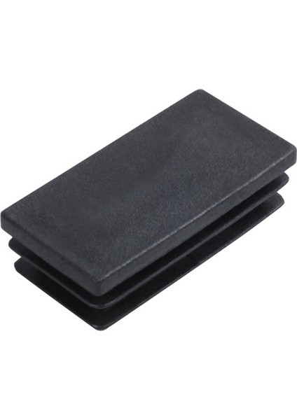 130 Adet Plastik Kare Boru Uçları Uç Körleme Kapakları Siyah - 100 Adet 20MM x 20MM ve 30 Adet 25X50MM (Yurt Dışından)