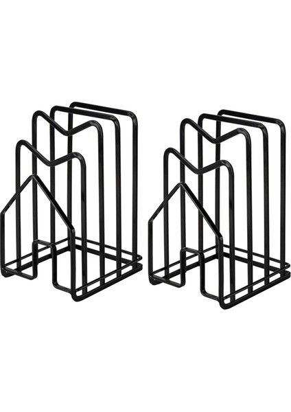 2x Kesme Tahtası Organizatör Standı Tutucu Kesme Tahtası Rafı Mutfak Tezgahı Tencere Tava Kapakları Raf Organizatör Düz Çelik (Yurt Dışından) fiyatları