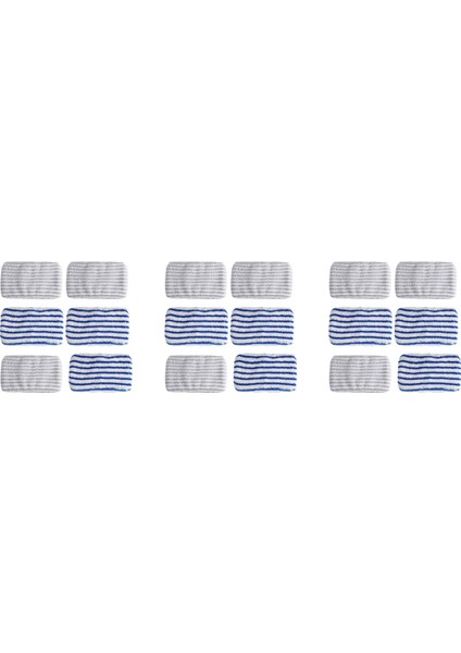 Clean&steam Için 18 Adet Mikrofiber Bez Pedlerin Değiştirilmesi ZR005801 Ry7/ry8 Serisi Rx6 Serisi Için Uygun Değildir (Yurt Dışından)