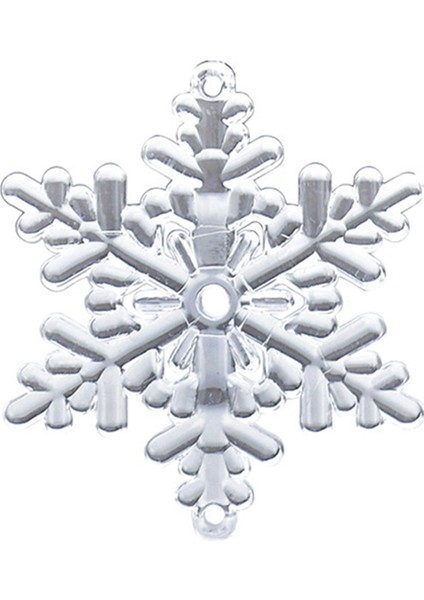 200PC Kar Tanesi Saçağı Noel Süsleri Yeni Yıl Süsleri Kristal Noel Ağacı Şeffaf Süsler (Yurt Dışından) fırsatları