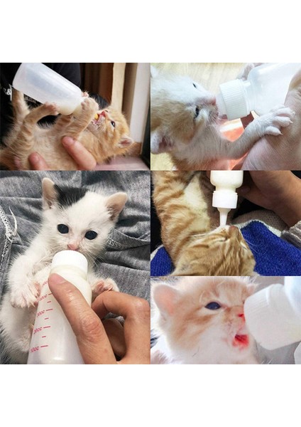 2x Pet Biberon Kitleri Yenidoğan Yavru Kediler, Yavru Köpekler, Tavşanlar, Küçük Hayvanlar Için Yedek Meme Biberonu (Yurt Dışından) fırsatları