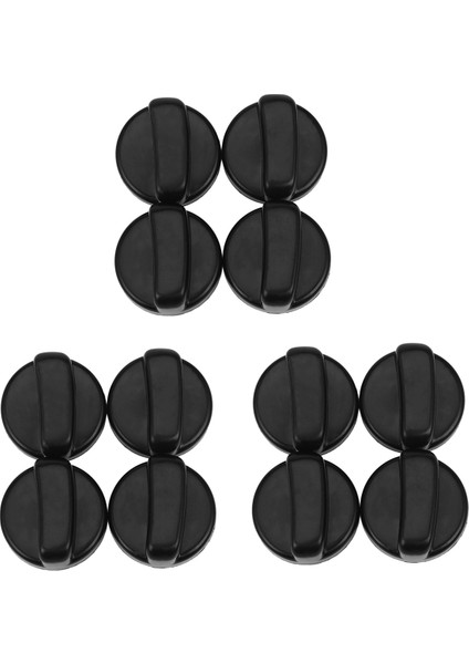 Mutfak 44 mm Çaplı Plastik Siyah Düğme Anahtarı Gazlı Ocak 12 Için (Yurt Dışından)