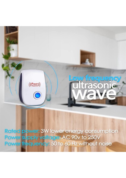 30 Paket Ultrasonik Kovucu Elektronik Fiş Fare Roach Bug Kapalı Ev Mutfak, Abd Tak (Yurt Dışından)