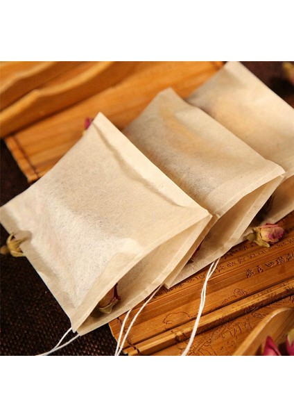 1200 Adet Tek Kullanımlık Çay Filtre Torbaları, Doğal Malzeme Ipli Mühür Çay Poşeti Gevşek Yaprak Çay Için Boş (5x7 Cm) (Yurt Dışından)