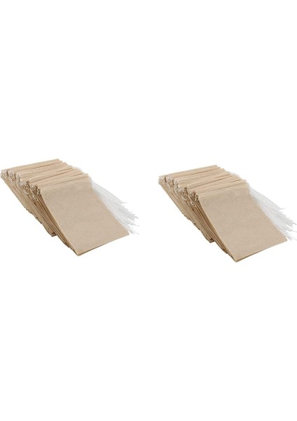 1200 Adet Tek Kullanımlık Çay Filtre Torbaları, Doğal Malzeme Ipli Mühür Çay Poşeti Gevşek Yaprak Çay Için Boş (5x7 Cm) (Yurt Dışından)
