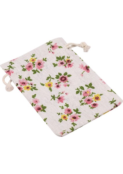 200 Adet Çiçek Çuval Bezi Ipli Çanta, Keten Hediye Çantası Ambalaj Depolama Keten Takı Torbalar Çuval 5.5x3.9 Inç (Yurt Dışından) fırsatları