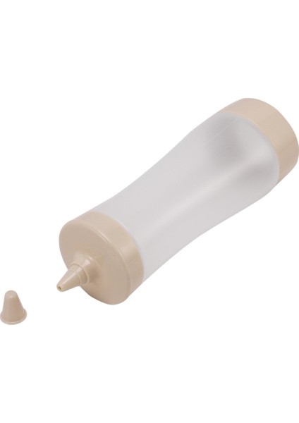 4x Sıkılabilir Şişe Mutfak Teknesi Plastik Sos Sirke Yağı Ketçap Şişe Çeşni Dağıtıcı (Yurt Dışından)