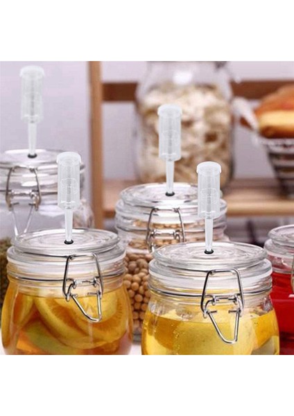 2x Fermantasyon Kapakları 6 Stoperli Hava Kilidi Kiti, Hava Kilitleri Fermantasyon Bira Şarap Kombucha Bira Kiti Hava Kilidi Kabarcık (Yurt Dışından) fırsatları