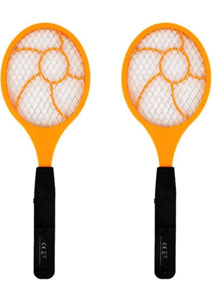2x LED Elektrikli Sivrisinek Sineklik Sineklik Elektrikli Tenis Raketi 44X15.5 Wasp Sivrisinek (Yurt Dışından)