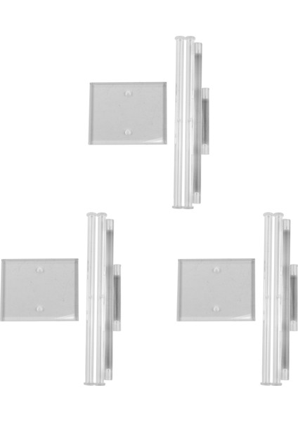 3x Şeffaf Akrilik Yuvarlak Bilezik Ekran Tutucu 2 Katmanlı T-Bar Takı Ekran Bilezik Ekran Tutucu Standı Ekran (Yurt Dışından)