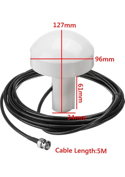 4x Gemi Gps Aktif Deniz Navigasyon Anteni Zamanlama Anteni 1575+/-5 Mhz 5m Bnc Erkek Fiş (Yurt Dışından) fırsatları