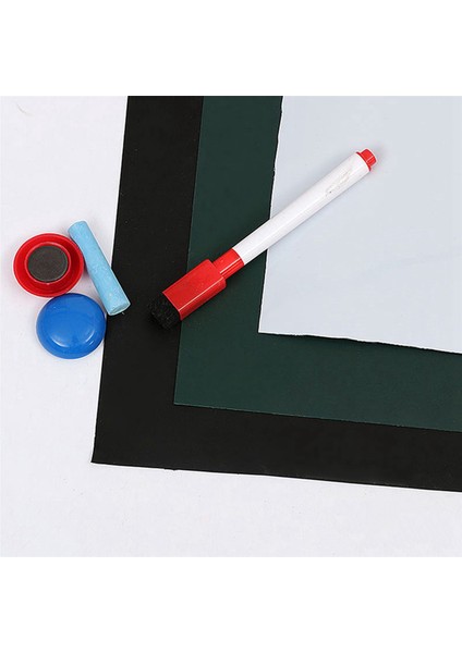 2 Adet 45X100 cm Manyetik Kara Tahta Duvar Çıkartmaları Çocuk Tebeşir Çizim Not Panosu Kendinden Yapışkanlı Çıkarılabilir Siyah (Yurt Dışından)
