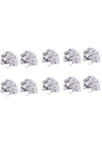 1000 Parça Ayna Kiremit Duvar Sticker 3D Çıkartması Odası Dekor Sopa (Gümüş) (Yurt Dışından) fiyatları