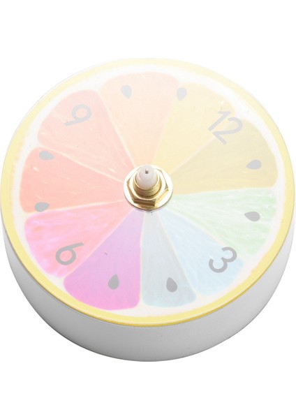 2x Benzersiz Limon Desen Mutfak Buzdolabı Buzdolabı Mıknatısı Taşınabilir Duvar Saati Arap Rakamı Magmatik Saat (Yurt Dışından) fırsatları