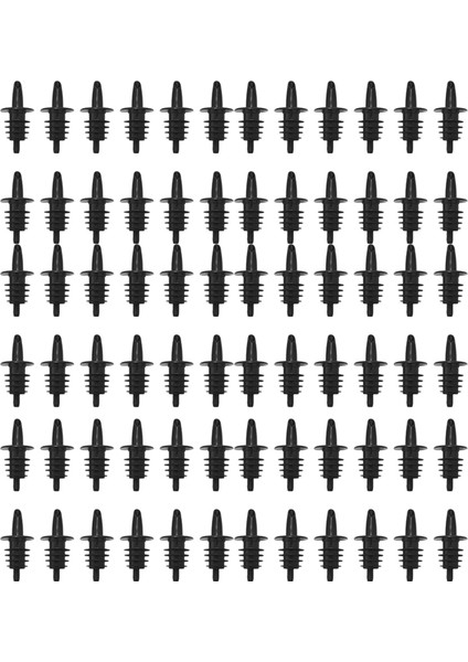 72 Adet Plastik Likör Ruhu Şişe Pourer Bar Şarap Kokteyl Içecekleri (Yurt Dışından)