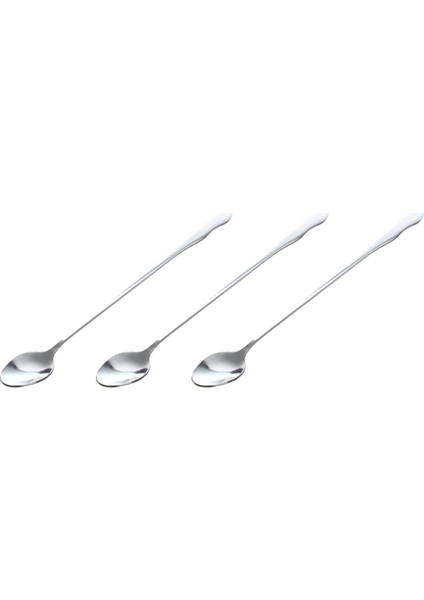 Adet 10 Inç Paslanmaz Çelik Sofra Uzun Saplı Kepçe Çay Kaşığı (Yurt Dışından)