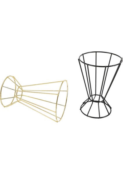 4 Adet Metal Demir Çiçek Standı Bitki Ev Dekorasyon Balkon Çiçek Bitki Standı Pergola (Yurt Dışından)