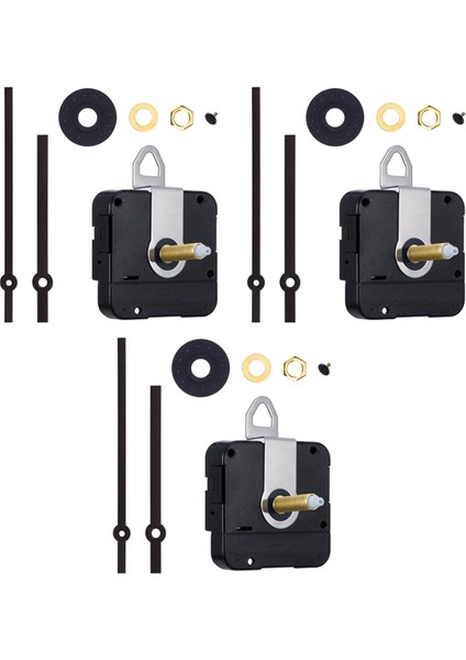 3X28MM Uzun Şaft Kuvars Saat Hareketi Mekanizması Saat Tamir Kiti Saat Mekanizması Yedek Dıy Motor Aksesuarları (Yurt Dışından)