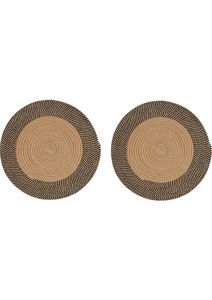 2x Japon Tarzı Dokuma Halı Yuvarlak Zemin Mat Basit Sehpa Paspaslar Yatak Odası Oturma Odası Kanepe Zemin Halıları (Yurt Dışından) fiyatları