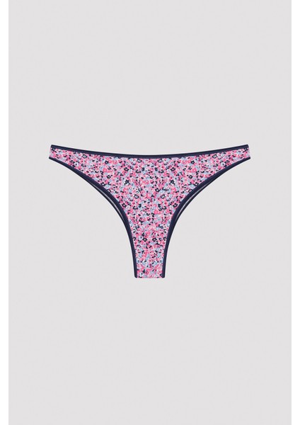 Bonbon Floral Çok Renkli 3lü Brazilian Külot