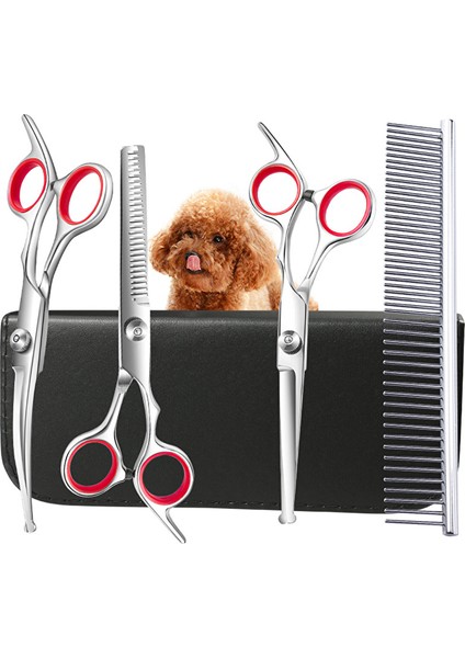 Dimute Shop Evcil Hayvan Makası 6" Teddy Köpek Kesme Makası (Yurt Dışından)