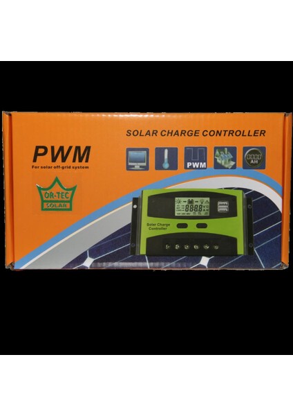 Ortec Solar 12/24V 40AH Pwm Şarj Kontrol Cihazı
