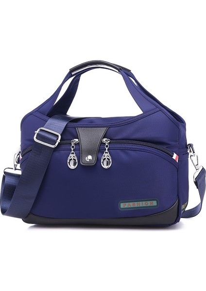 Rich Kanvas Kadın Büyük Kapasiteli Naylon Oxford Omuz Çantası (Yurt Dışından)