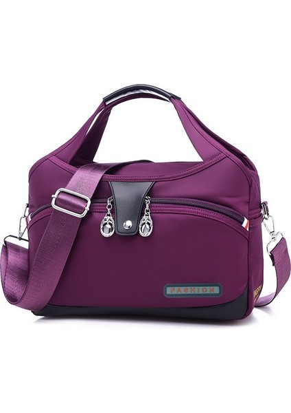 Rich Kanvas Kadın Büyük Kapasiteli Naylon Oxford Omuz Çantası (Yurt Dışından)