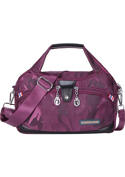 Rich Kanvas Kadın Büyük Kapasiteli Naylon Oxford Omuz Çantası (Yurt Dışından)