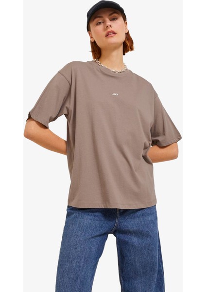Jjxx Jxandrea Kadın Kahverengi T-Shirt 12205777-BRINDLE