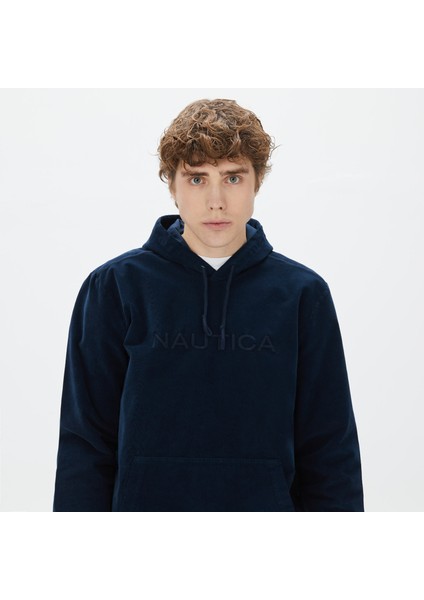 Nautıca Erkek Lacivert Standart Fıt Kapüşonlu Sweatshırt K37227T.4NV fırsatları