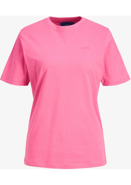 Jxanna Kadın Pembe T-Shirt 12206974-CARMINEROSE