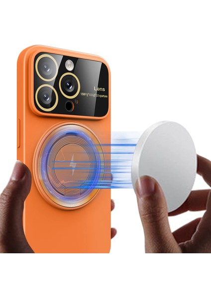 Apple iPhone 15 Pro Max Pencereler Manyetik Tutucu Cep Telefonu Kılıfı (Yurt Dışından)