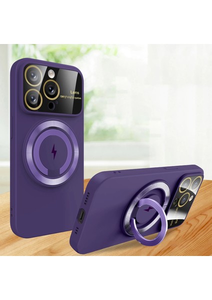 Apple iPhone 12 Pro Pencereler Manyetik Tutucu Cep Telefonu Kılıfı (Yurt Dışından)