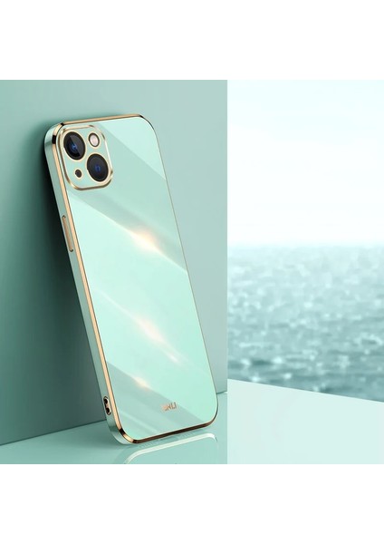 Apple iPhone 13 Mini 6d Elektrolizasyon Tpu Cep Telefonu Kılıfı (Yurt Dışından)