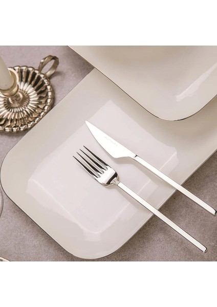 Bone Minas 51 Parça Yemek Takımı Platin Fileli fırsatları