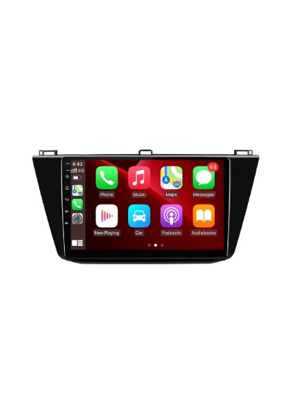 Volkswagen Tiguanandroid Multimedya Teyp 10.1 IPS Ekran 2+32 GB Carplay Araca Özel