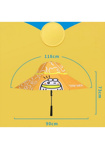 Le Cheng Şapka-Çocuk Şemsiyesi Sevimli Şemsiye Şemsiye (Yurt Dışından)