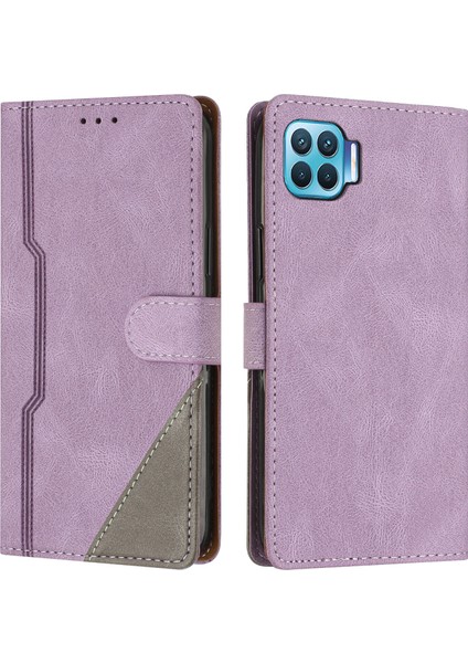 Oppo A93 4g Flip Cover Cüzdan Telefon Kılıfı ile Uyumlu, Kart Yuvalı ve Kickstand Fonksiyonlu (Yurt Dışından)