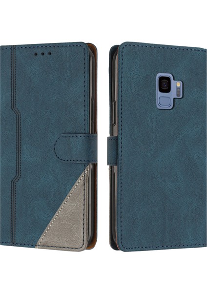 Samsung Galaxy S9 Flip Cover Cüzdan Telefon Kılıfı ile Uyumlu, Kart Yuvalı ve Kickstand Fonksiyonlu (Yurt Dışından)